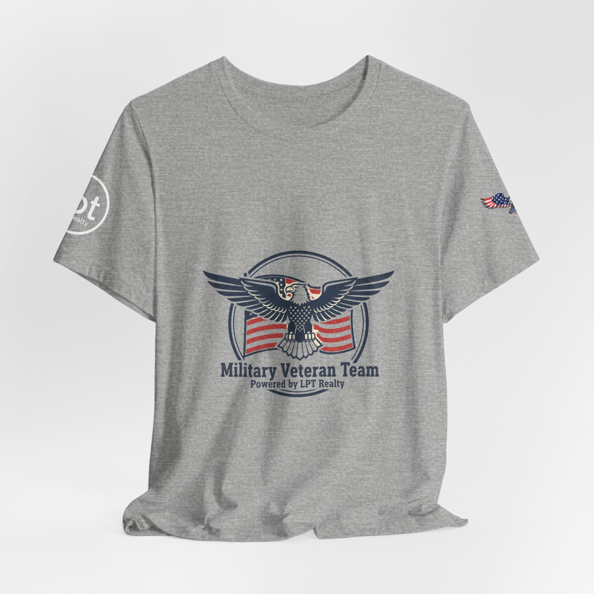 Patriotic Eagle Logo Tee | vintage Americana, retro diner shirt