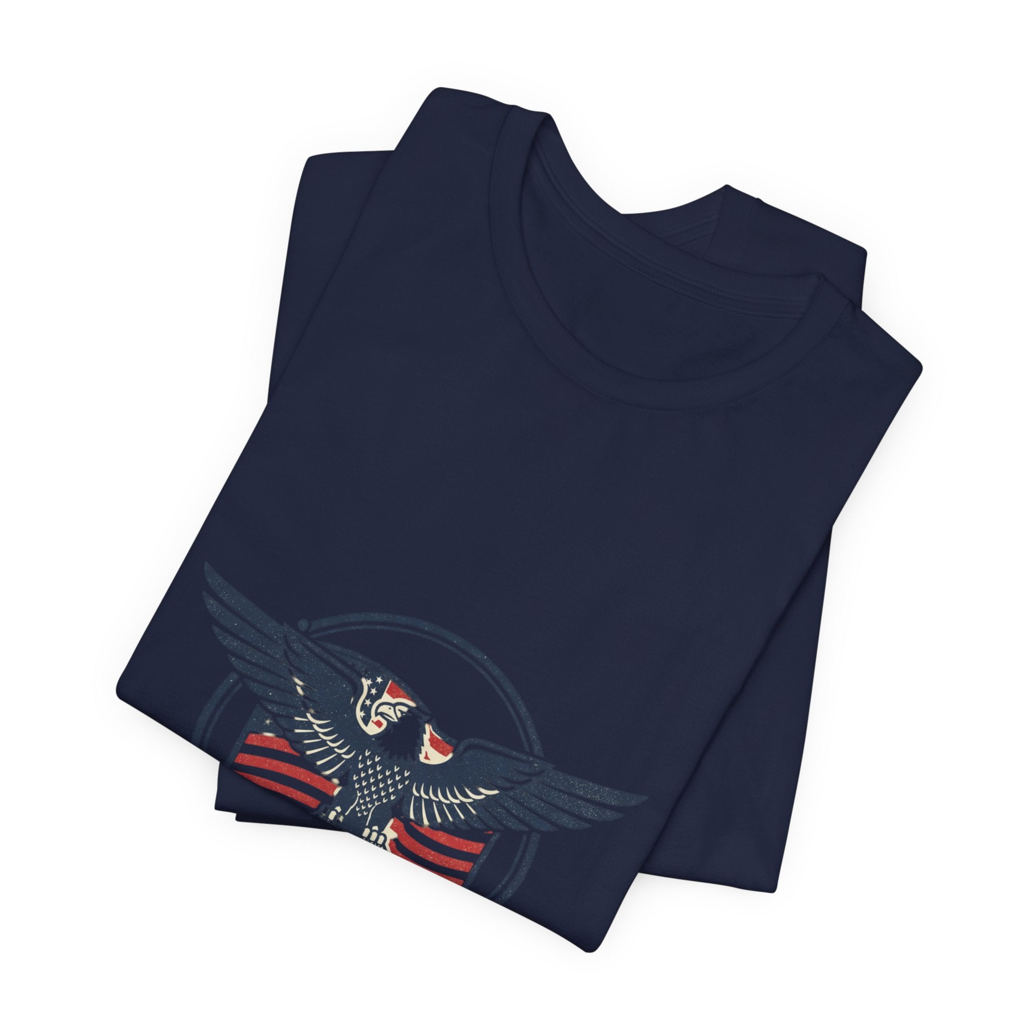 Patriotic Eagle Logo Tee | vintage Americana, retro diner shirt