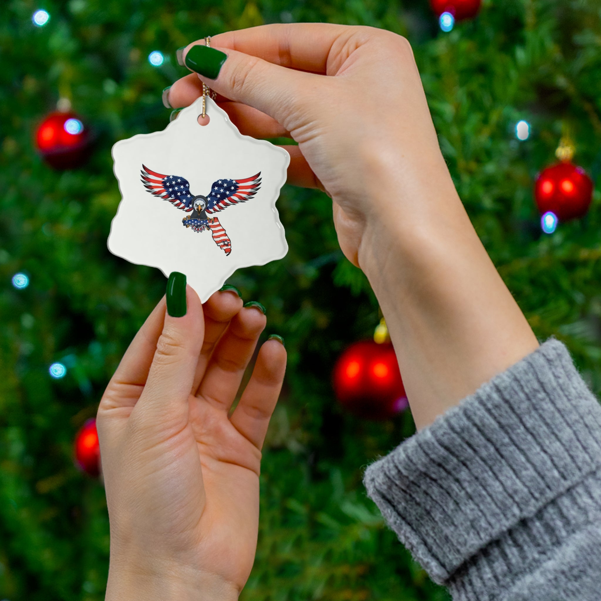 Ceramic Ornament, 4 Shapes
