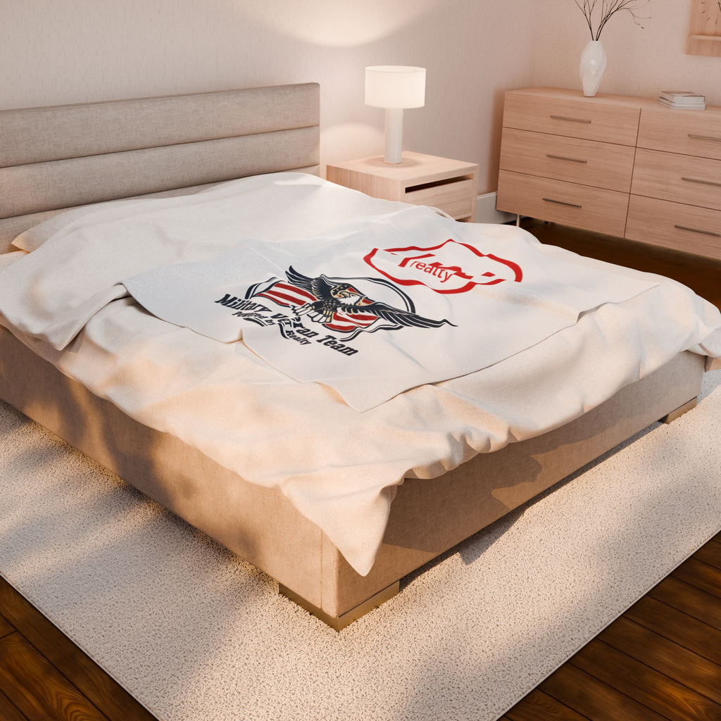 Vintage Diner Eagle Blanket | Retro Americana, Route-Inspired Throw