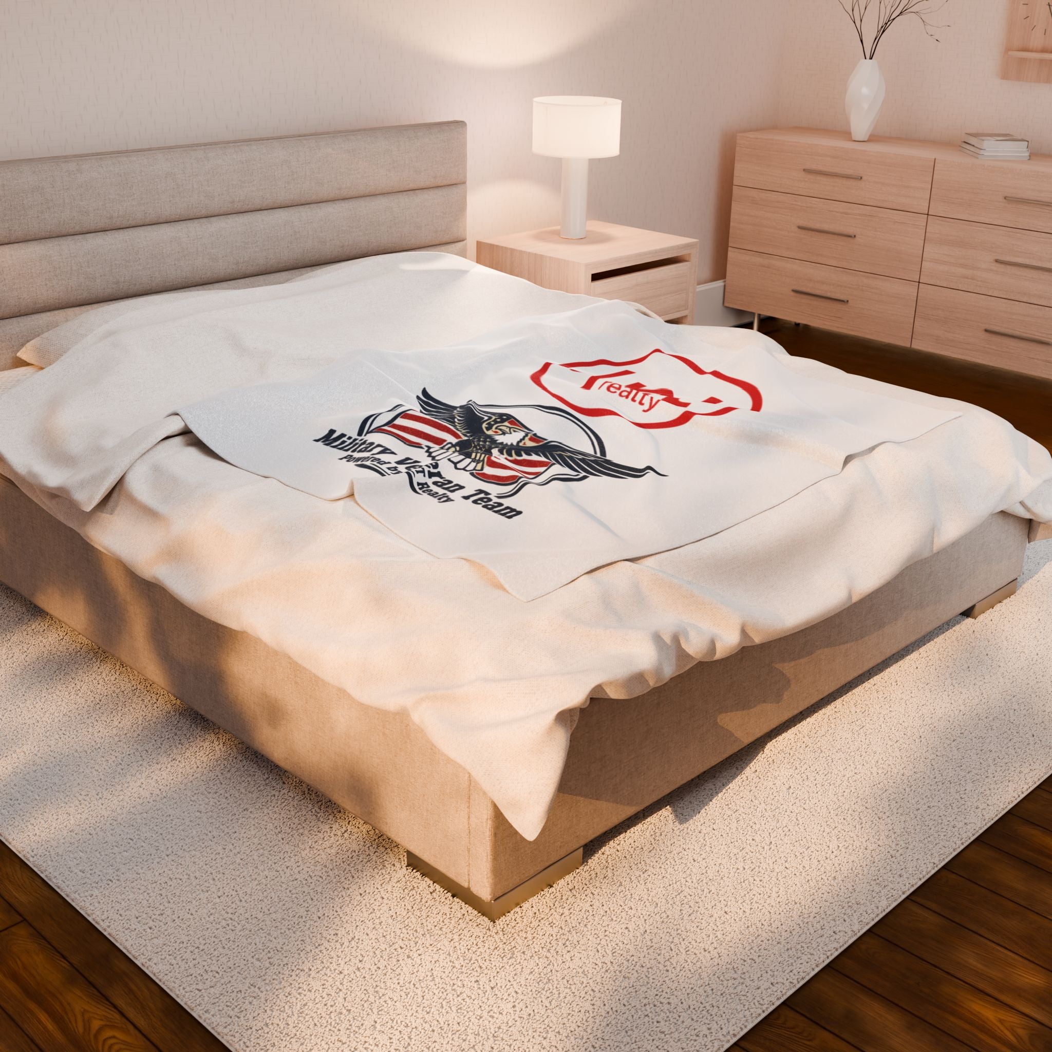 Vintage Diner Eagle Blanket | Retro Americana, Route-Inspired Throw