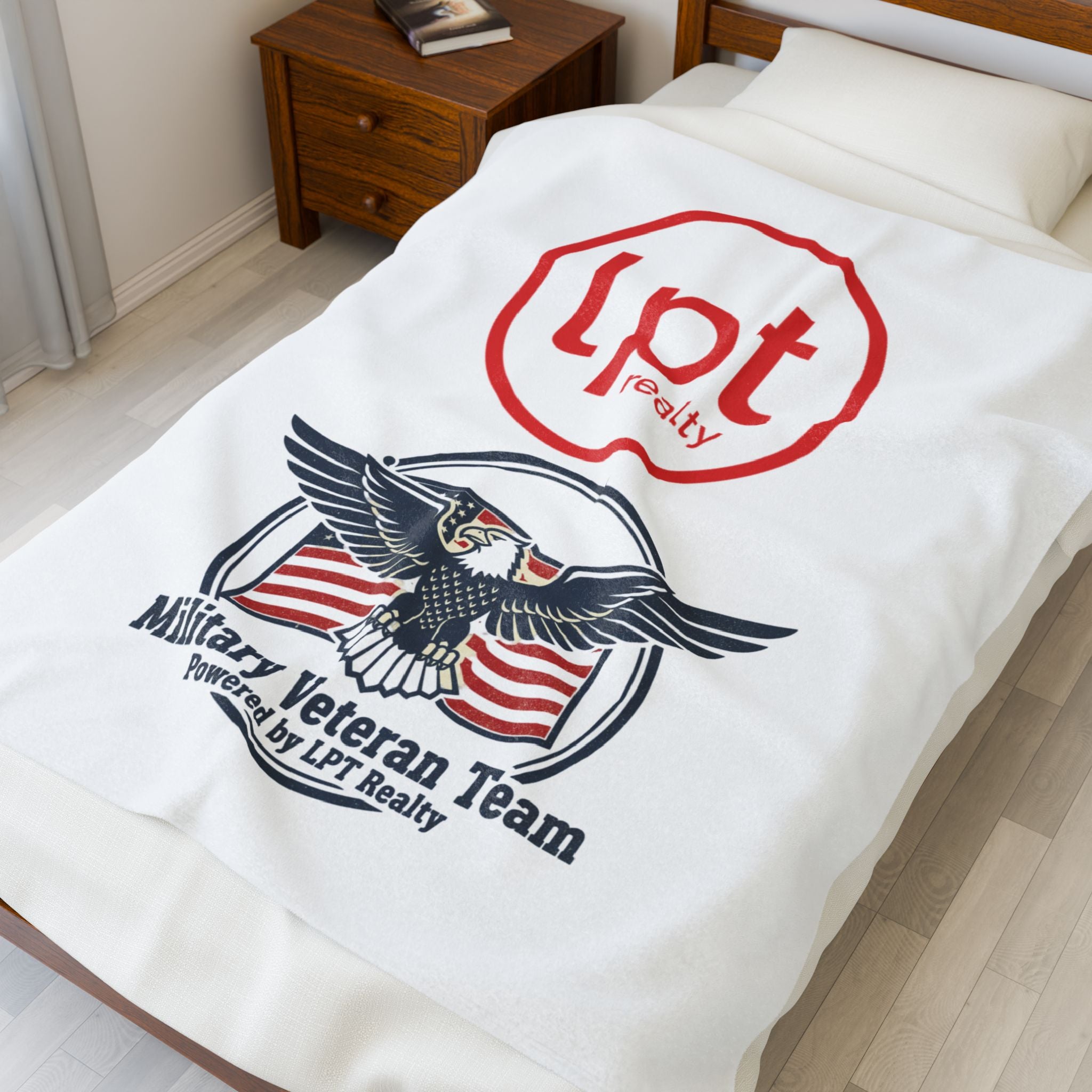 Vintage Diner Eagle Blanket | Retro Americana, Route-Inspired Throw