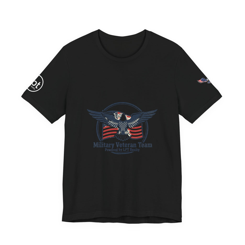 Patriotic Eagle Logo Tee | vintage Americana, retro diner shirt