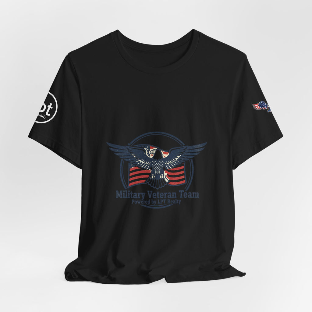 Patriotic Eagle Logo Tee | vintage Americana, retro diner shirt