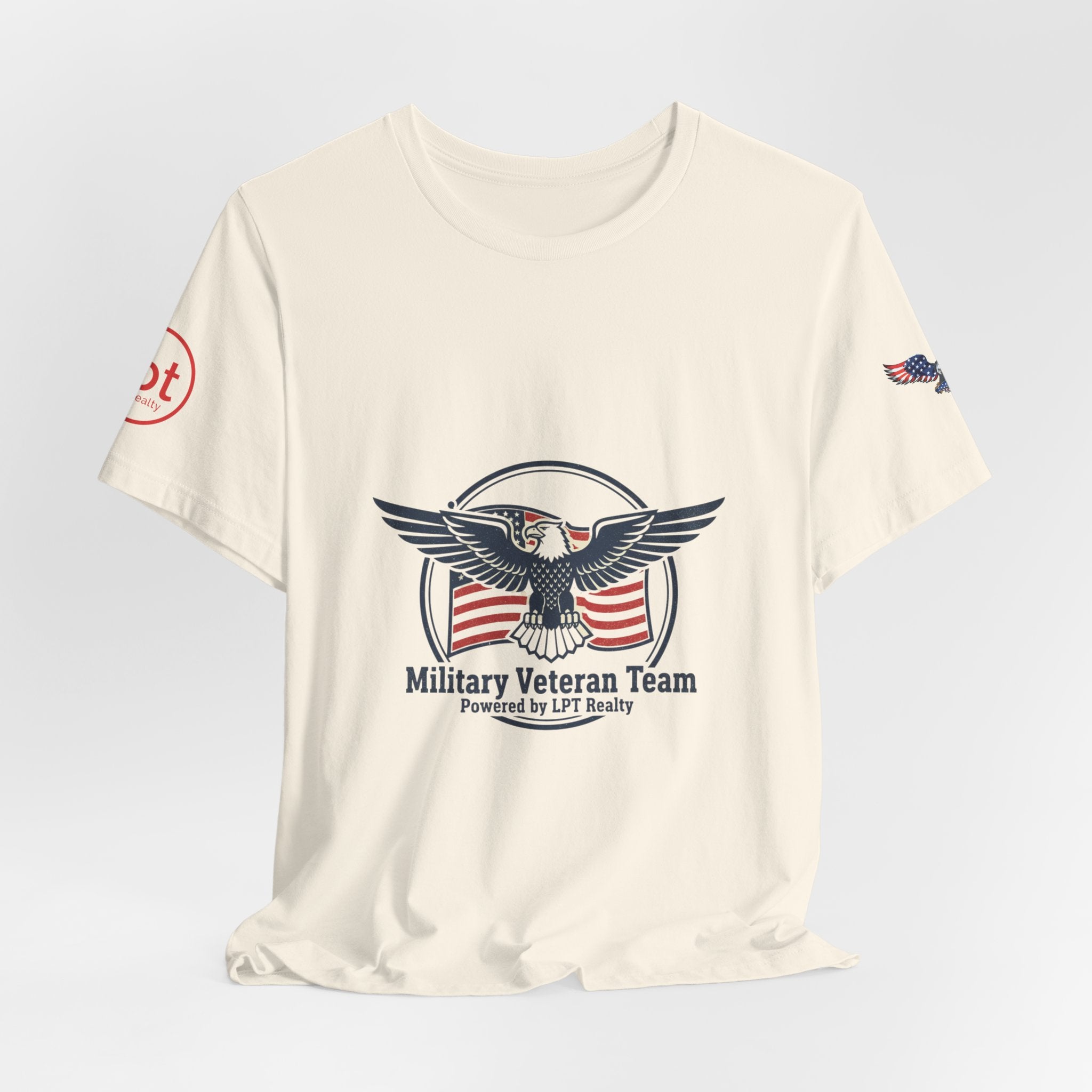 Patriotic Eagle Logo Tee | vintage Americana, retro diner shirt