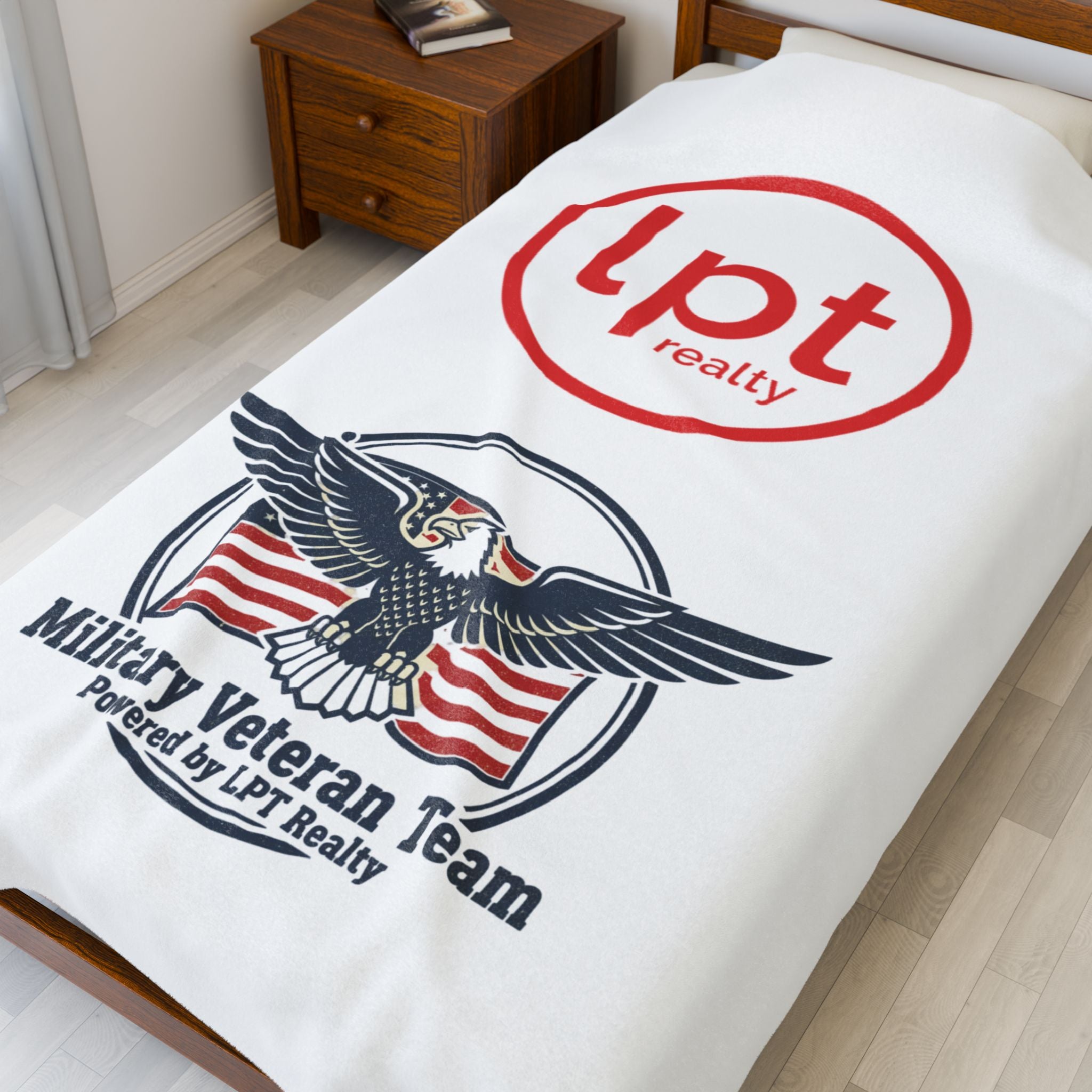 Vintage Diner Eagle Blanket | Retro Americana, Route-Inspired Throw