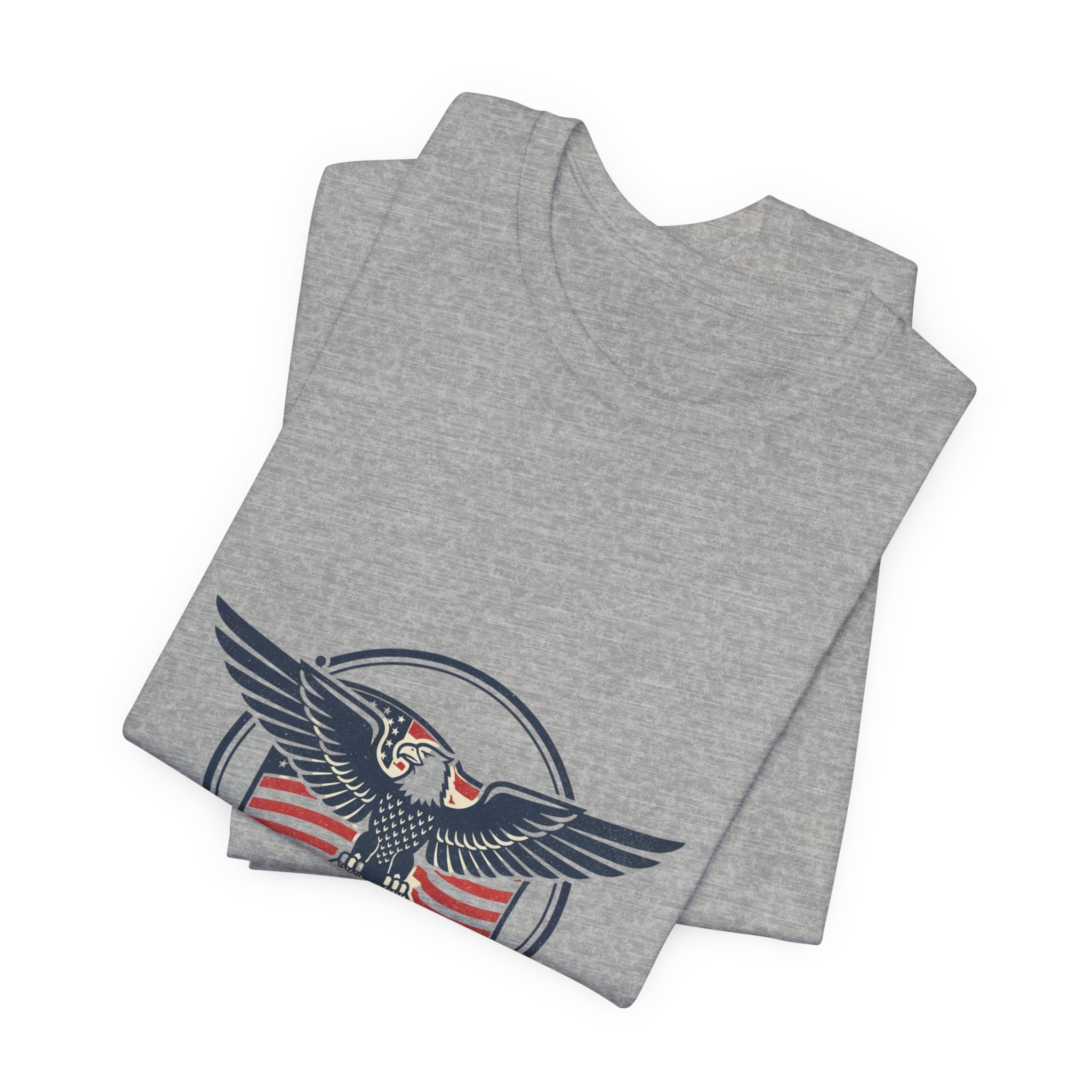 Patriotic Eagle Logo Tee | vintage Americana, retro diner shirt