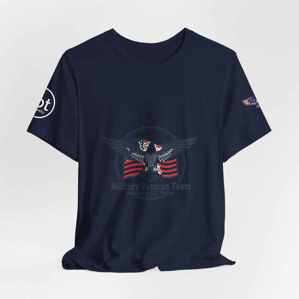Patriotic Eagle Logo Tee | vintage Americana, retro diner shirt
