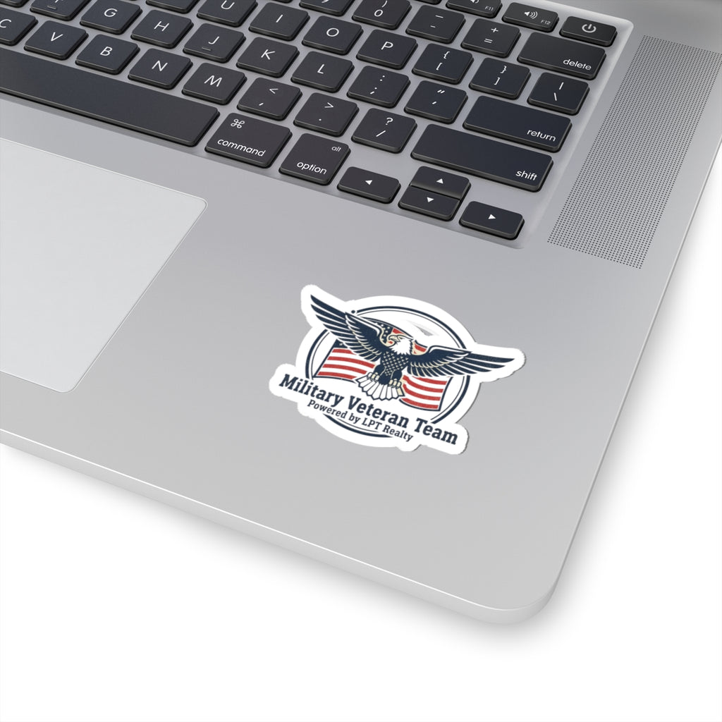 Vintage Americana Eagle Sticker | Retro Diner Neon, Route-Inspired Decal