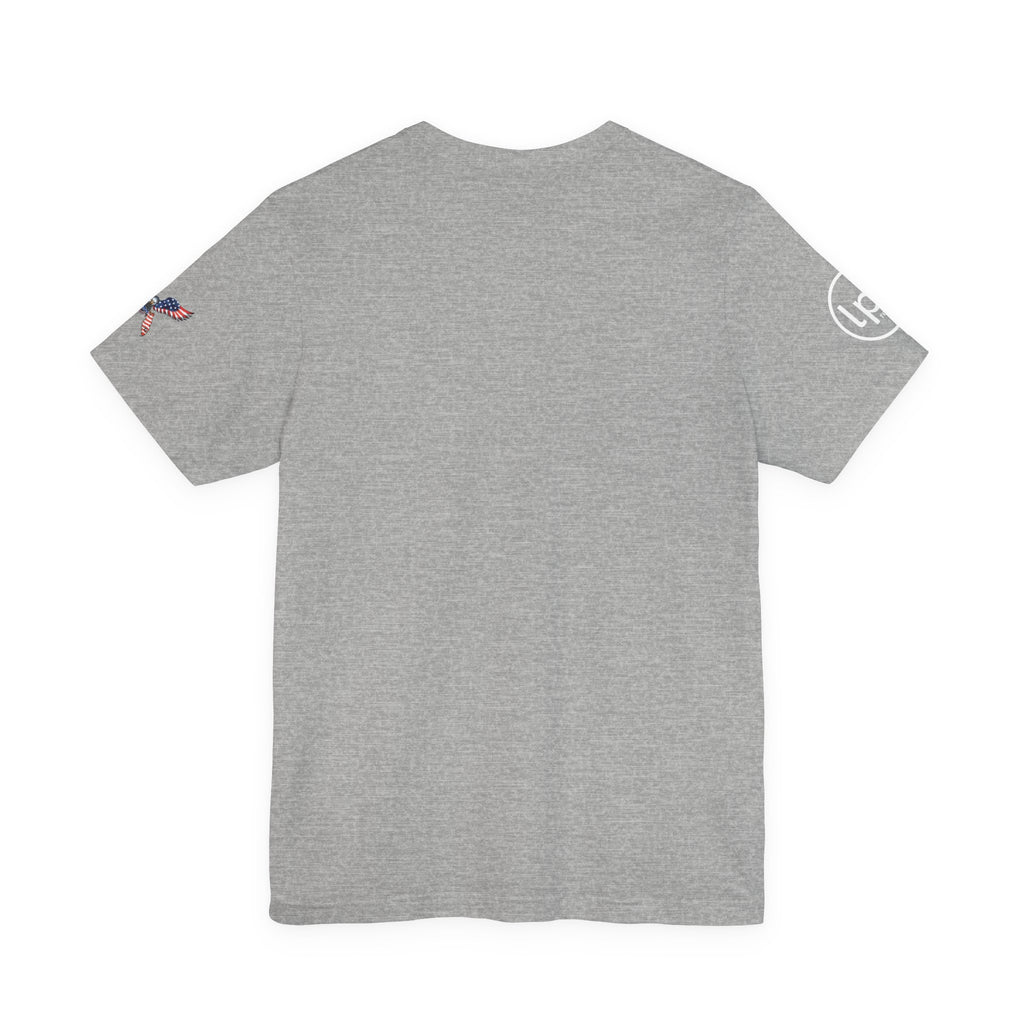 Patriotic Eagle Logo Tee | vintage Americana, retro diner shirt